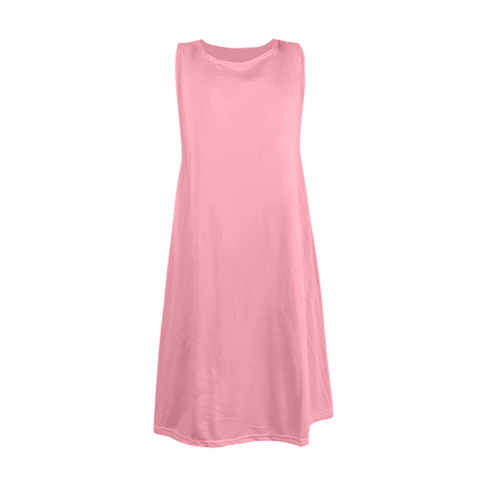 thumbnail image 4 of Vestido holgado sin puños para mujer - Mezcla de poliéster y spandex, cuello en V con estampado floral y abertura lateral, vestido largo informal para verano/oficina/vacaciones, 4 of 4